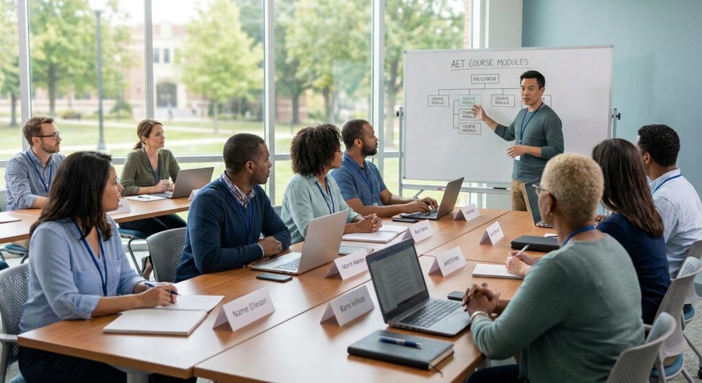 AET course for new teachers: what to expect