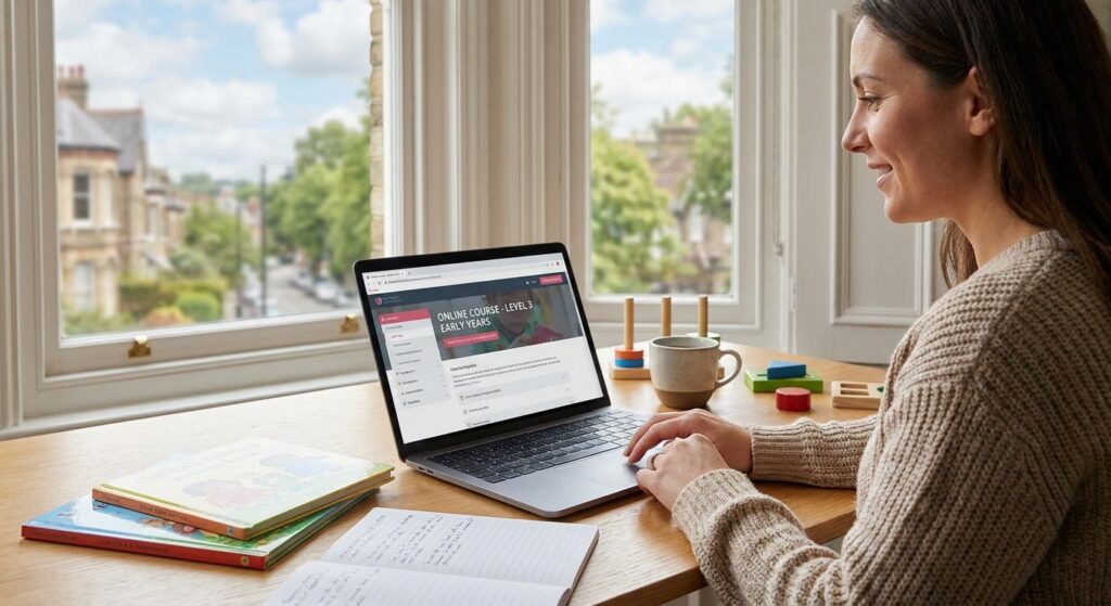 Best Level 3 early years courses online UK 2026