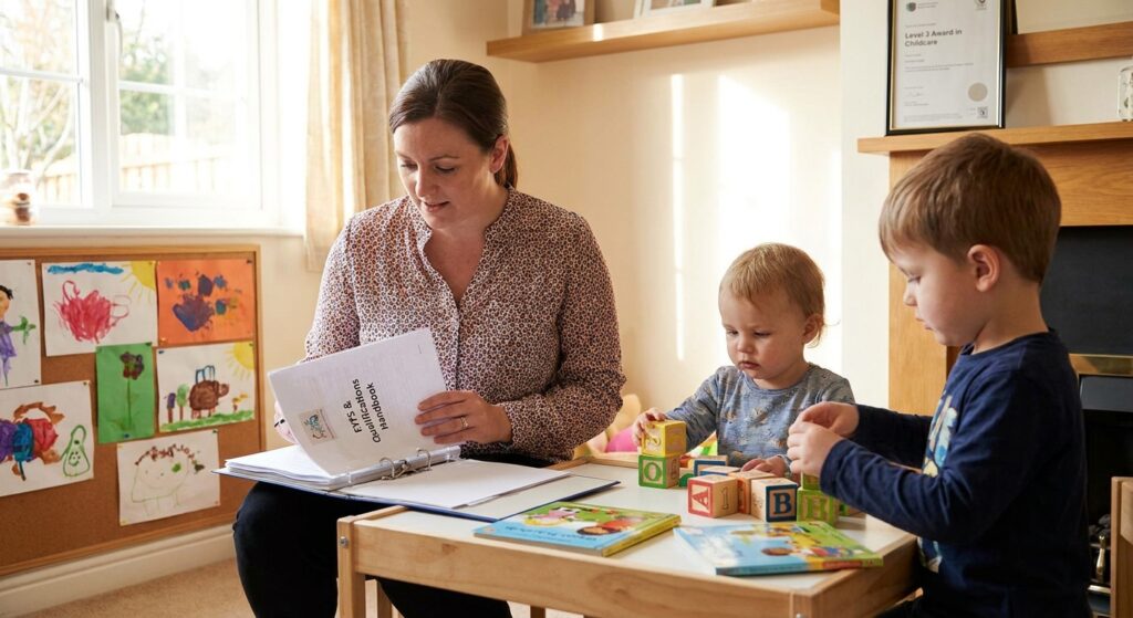 Childminder qualification requirements in England 2026