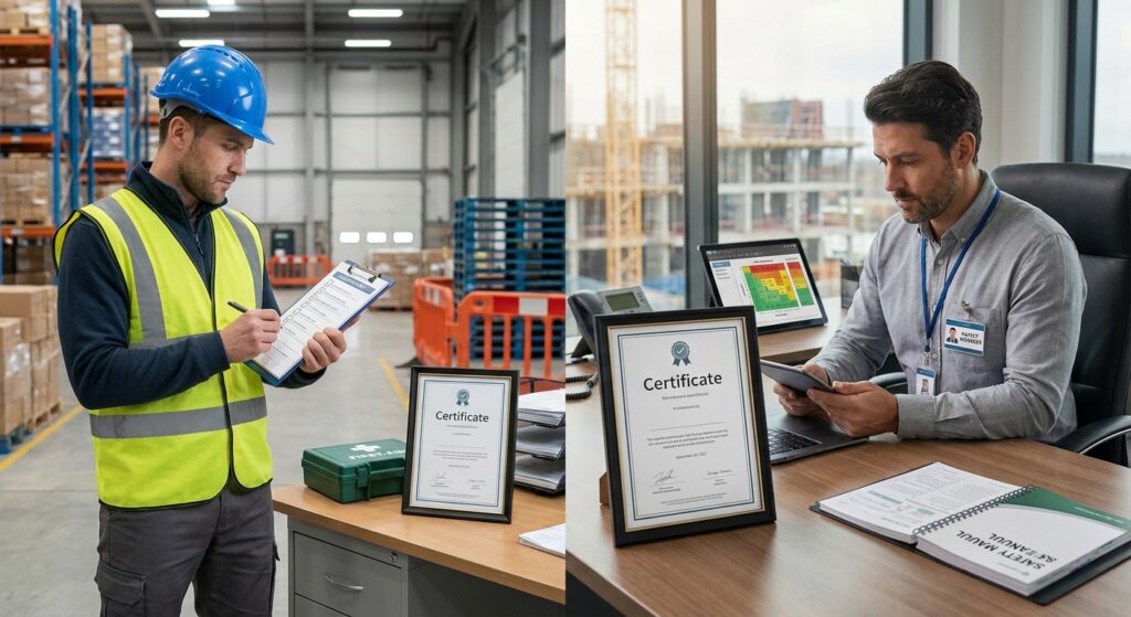 Health and safety at work: Level 2 Award vs Level 3