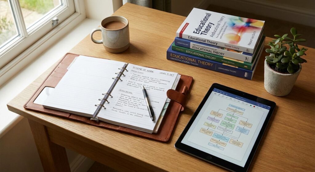 How to write a scheme of work for the Level 5 DET