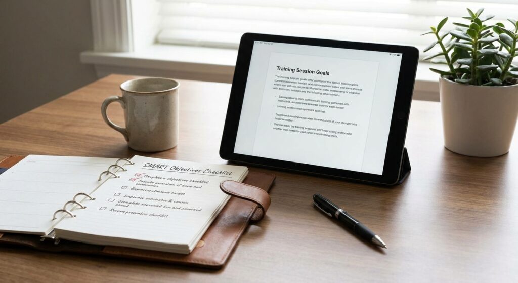 How to write SMART learning objectives for a training session