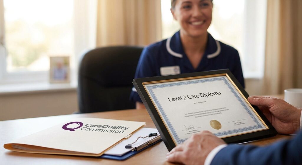 Level 2 care diploma accepted by CQC providers