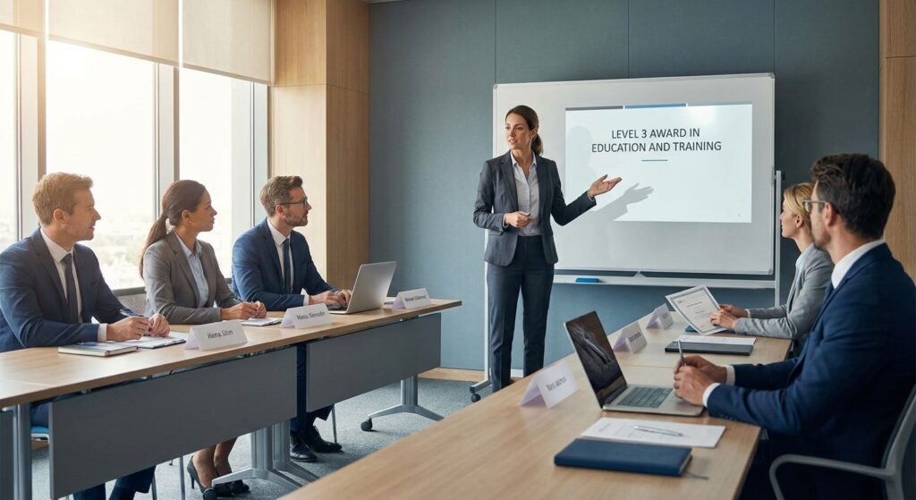 Level 3 Award in Education and Training for corporate trainers