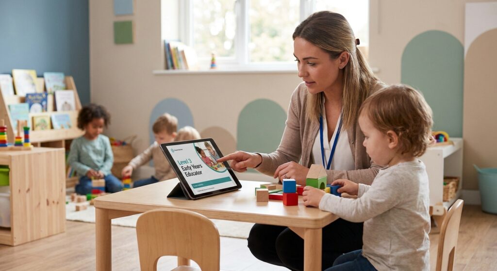 Level 3 Early Years Educator: upgrade path from Level 2