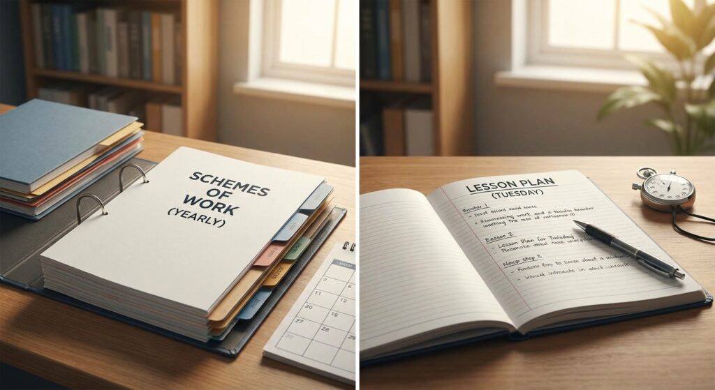 Schemes of work vs lesson plans: key differences