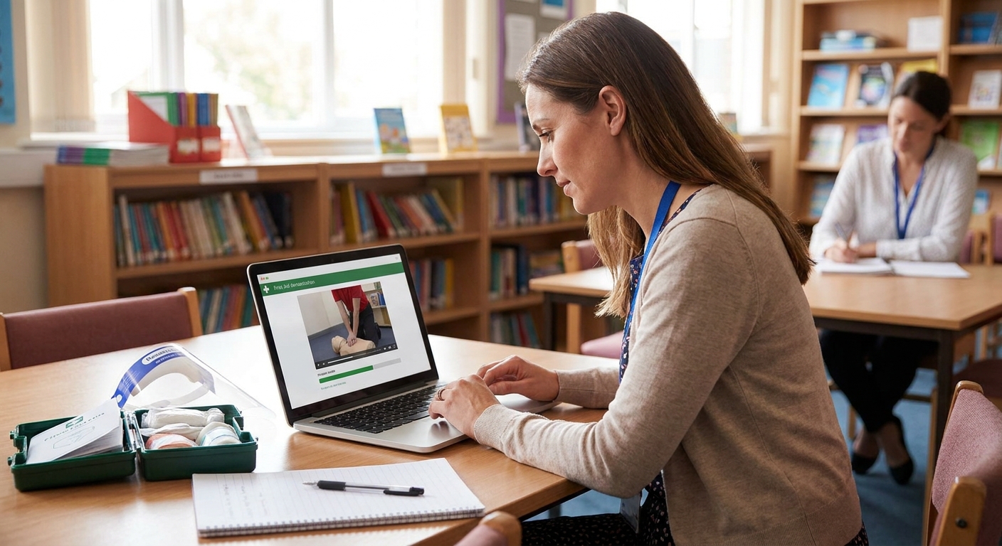Best online Emergency First Aid at Work courses for schools