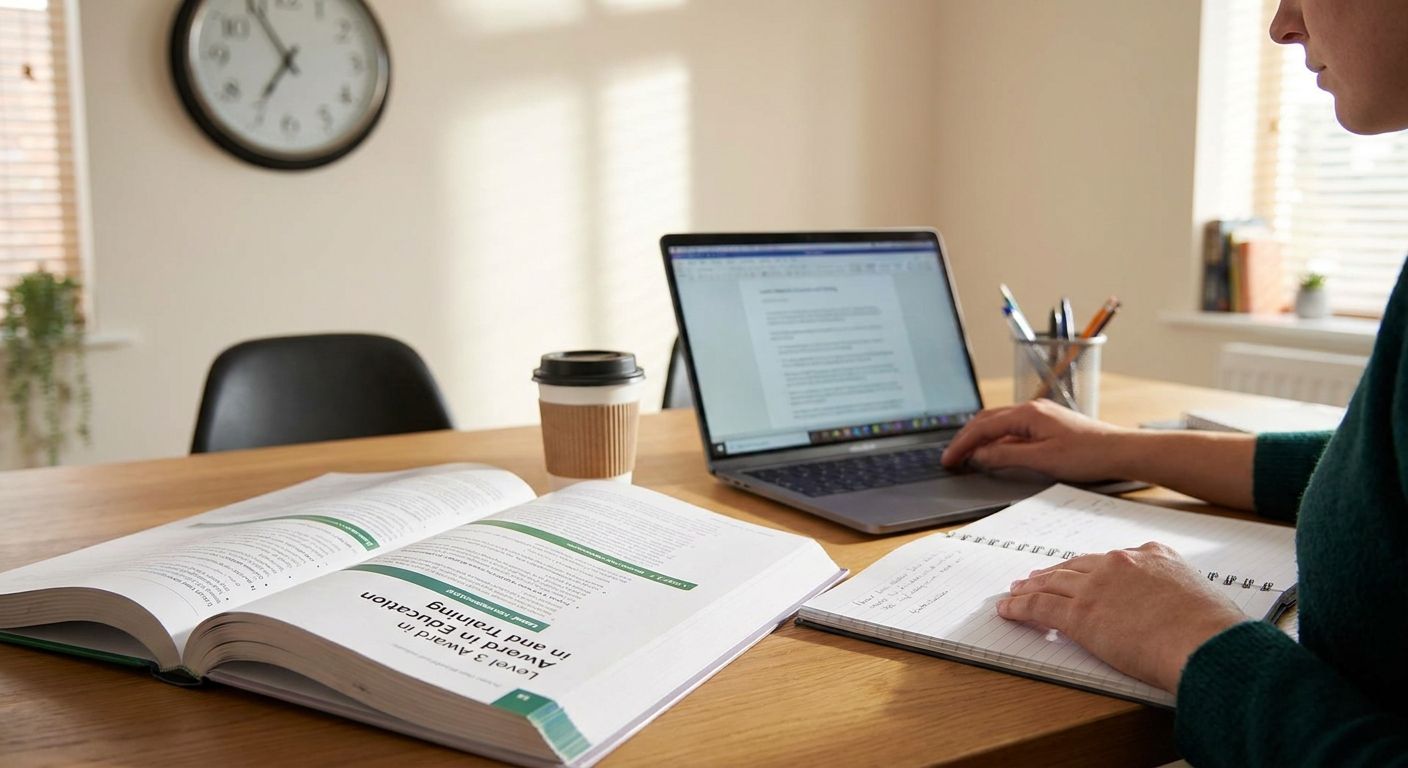 How to complete a Level 3 AET course while working full-time