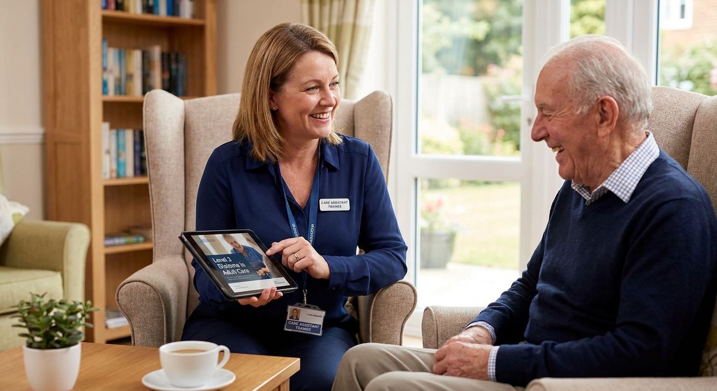 Level 3 Diploma in Adult Care for career changers from retail