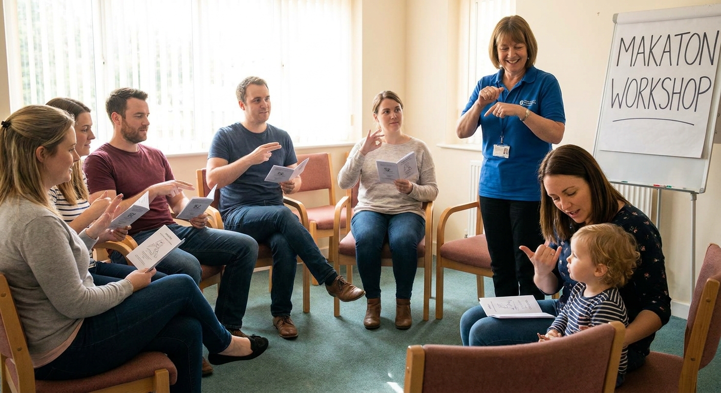 Makaton training for parents of non-verbal children
